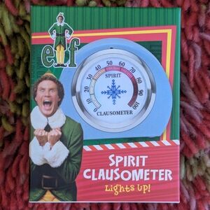 Elf Spirit Clausometer Sign